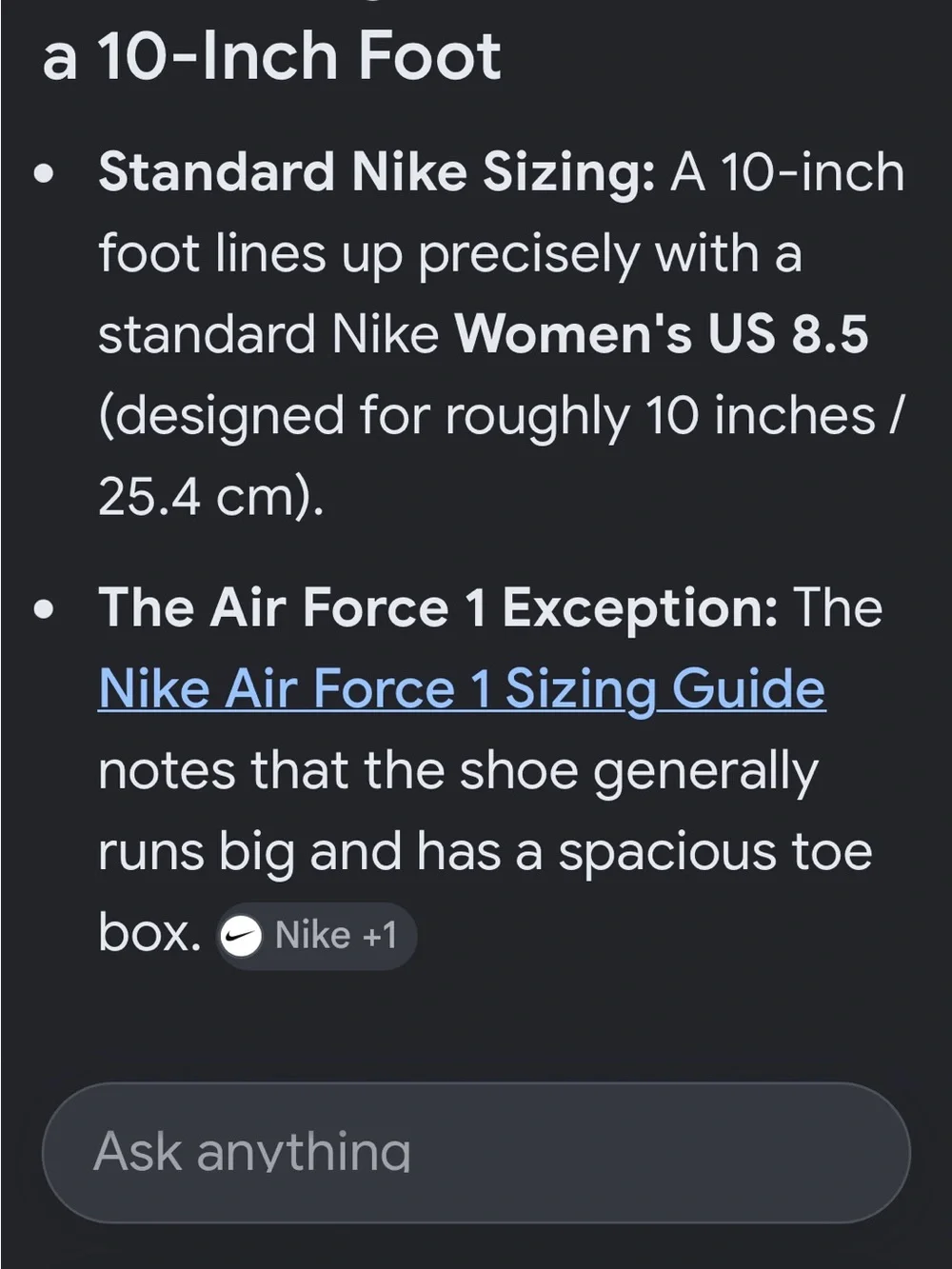 N/A nike women’s